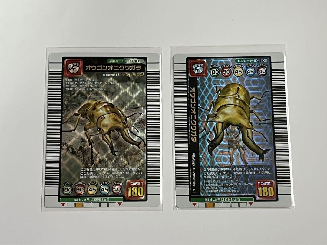 Amazon.co.jp: ムシキングカードオウゴンオニクワガタ2種類 : ホーム