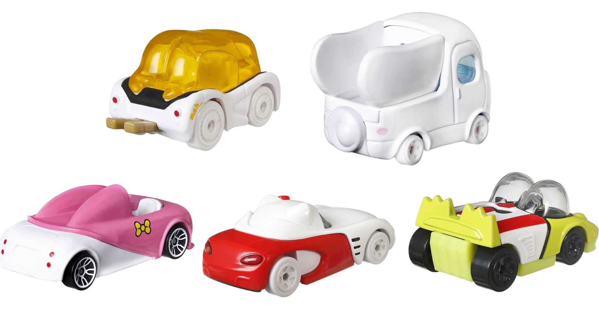 Amazon.com: Hot Wheels Sanrio Toy Character Car 5-Pack in 1:64
