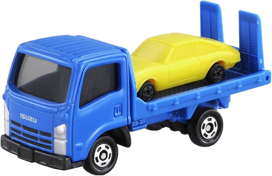 Amazon | トミカ No.60 いすゞ エルフ 車両運搬車 (BP) | ミニカー