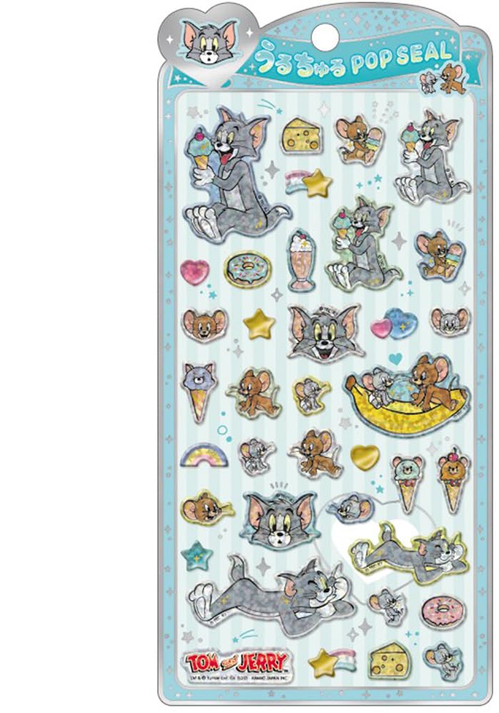 Amazon | クラックス CRUX うるちゅる ポップシール トムとジェリー