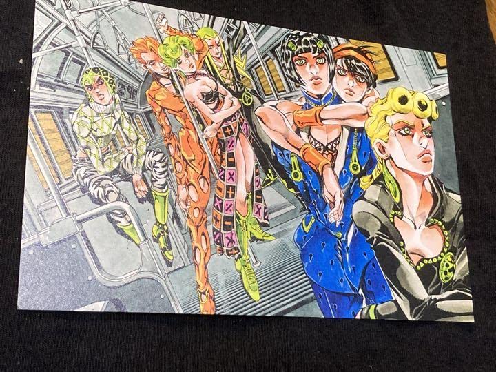 Amazon.co.jp: ジョジョ展 限定ポストカード 5部 護衛チーム 原画 荒木