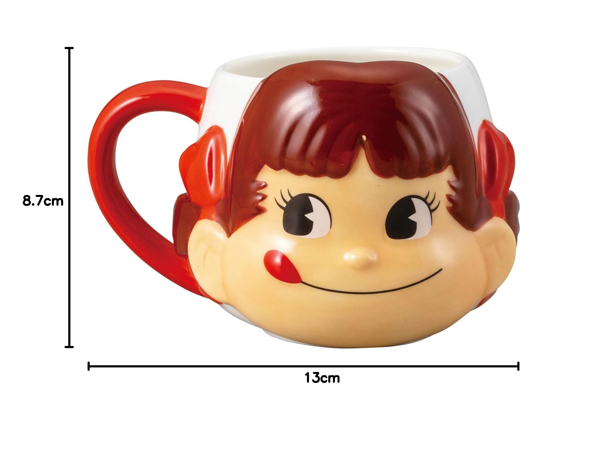 Amazon｜サンアート 不二家 ペコちゃん Peko フェイス マグカップ