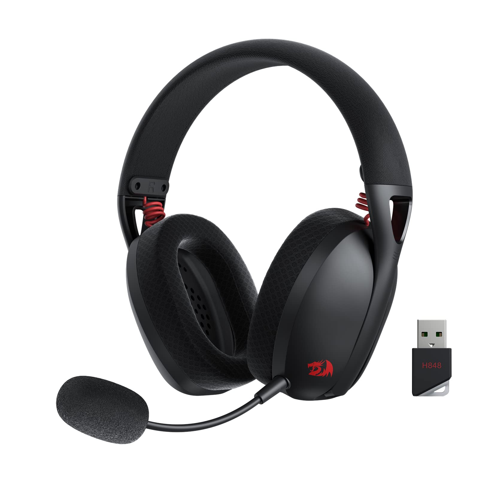 Amazon.com: Redragon H848 BT Wireless Gaming Headset - Lightweight