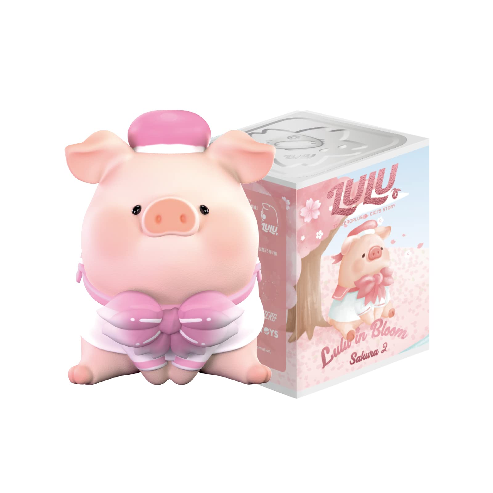 Amazon | 52TOYS 子豚lulu フィギュア in Bloom Sakura 2 アクション