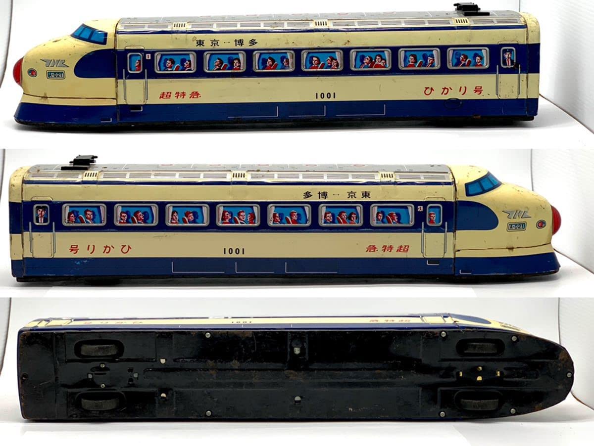 Amazon.co.jp: ブリキ 新幹線 ひかり号 東京 博多 超特急 A-021 超特急