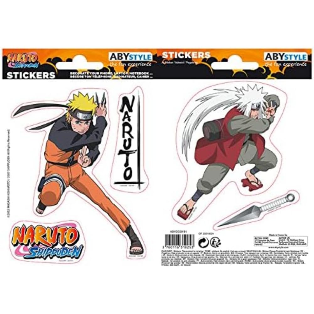 Amazon.co.jp: NARUTO - ナルト - 疾風伝 - ミニステッカーセット（16