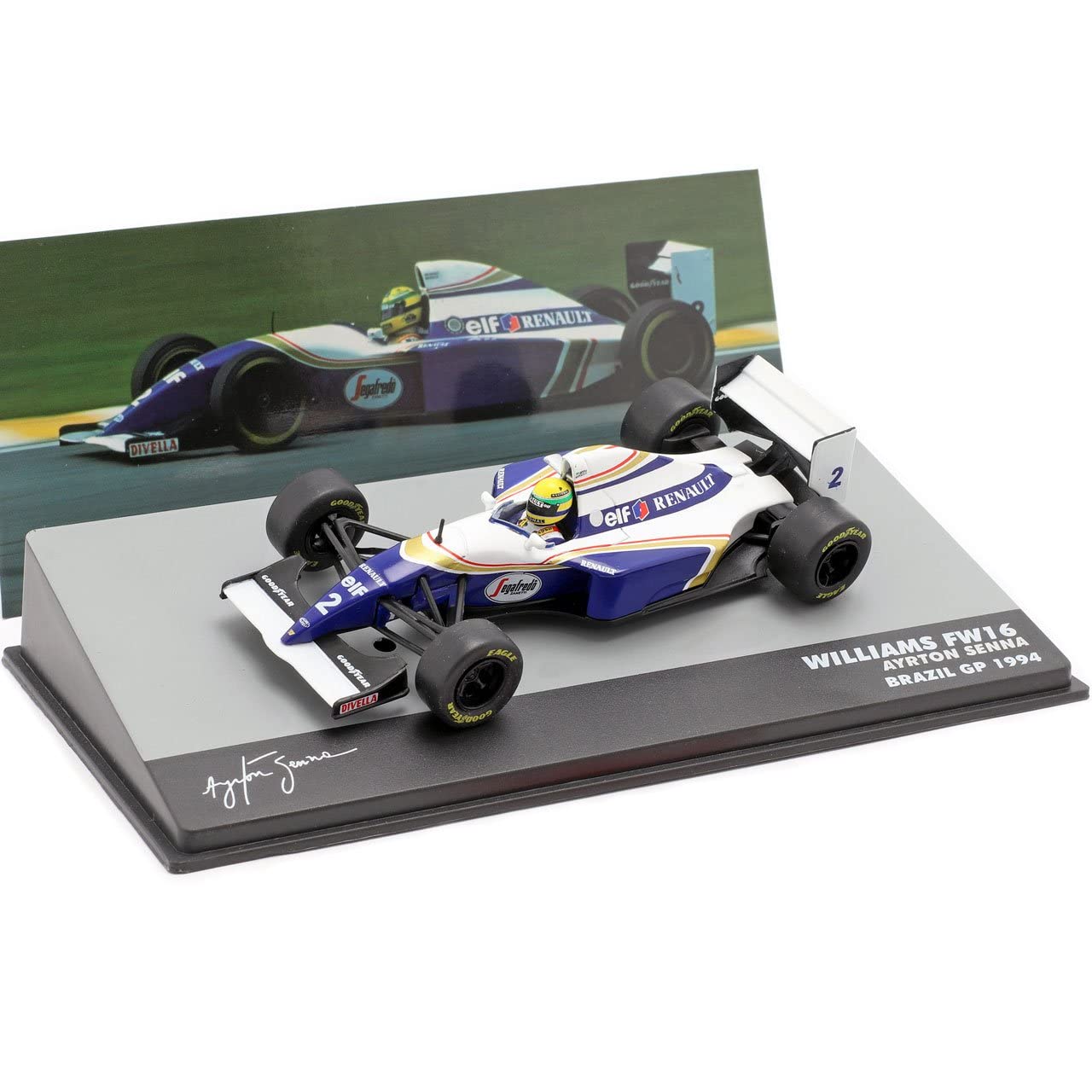 Amazon | 1/43 ウィリアムズ F1 FW16 1994 ブラジルGP アイルトン
