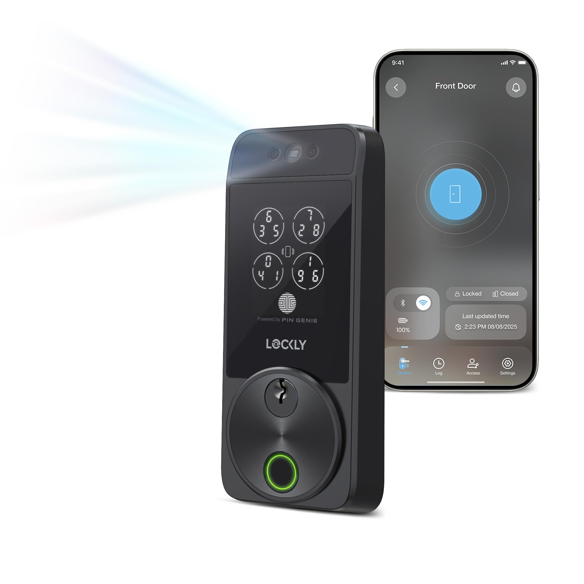 Lockly Visage Zeno Series Smart Lock, Facial Recognition
