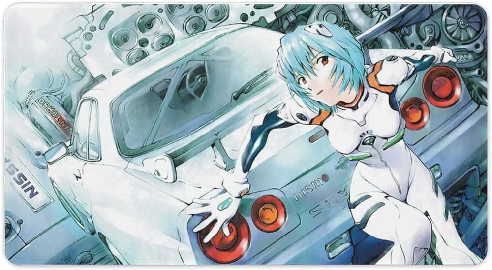 Amazon.co.jp：新世紀エヴァンゲリオンマウスパッド 大型 綾波レイ