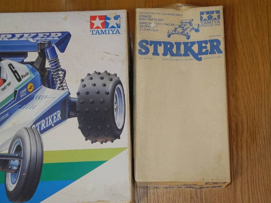 Amazon.co.jp: タミヤ 1/10RC ストライカー スペアボディセット付き