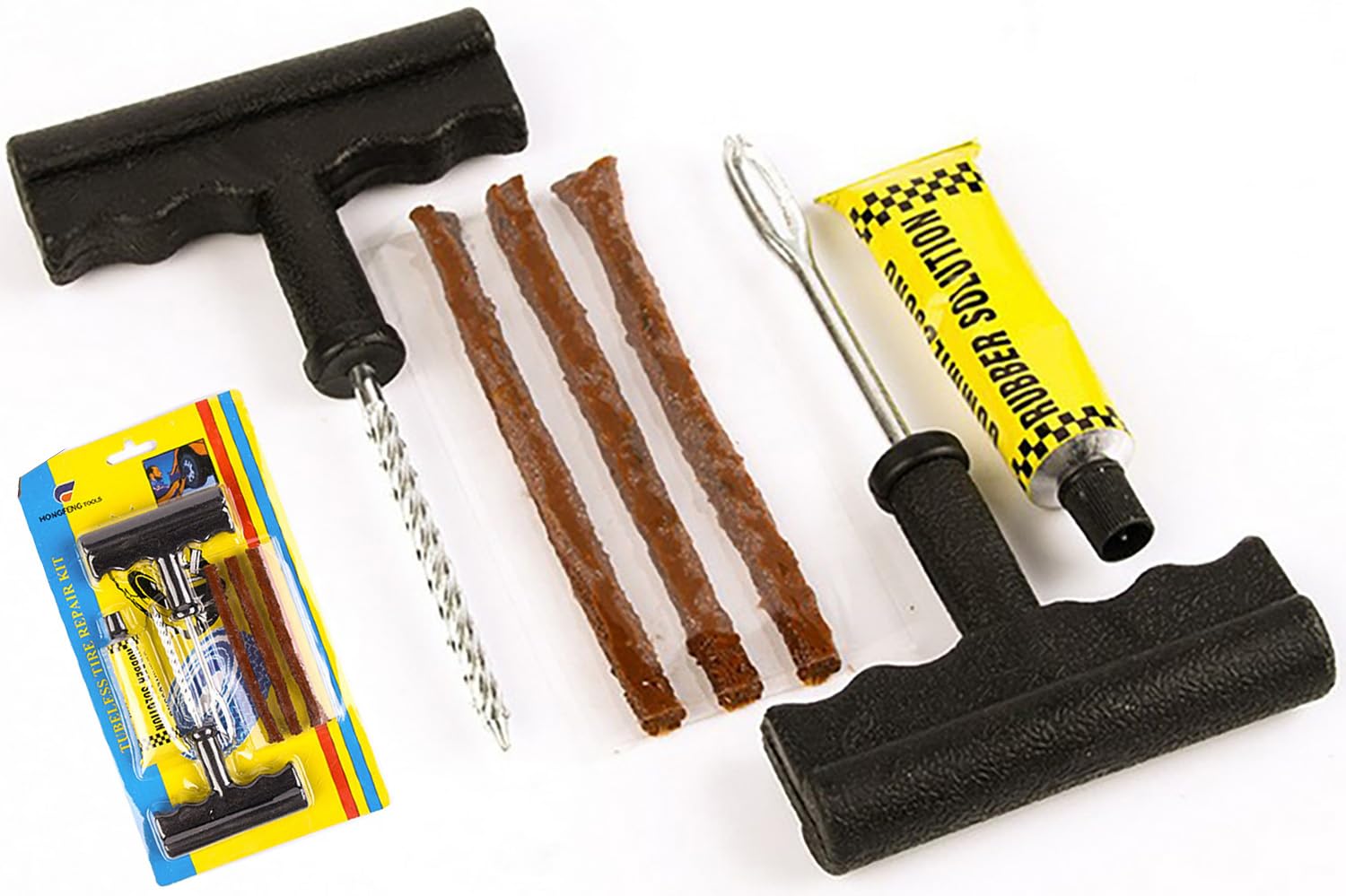 Amazon | パンク 修理 キット リペア キット チューブレス タイヤ 車