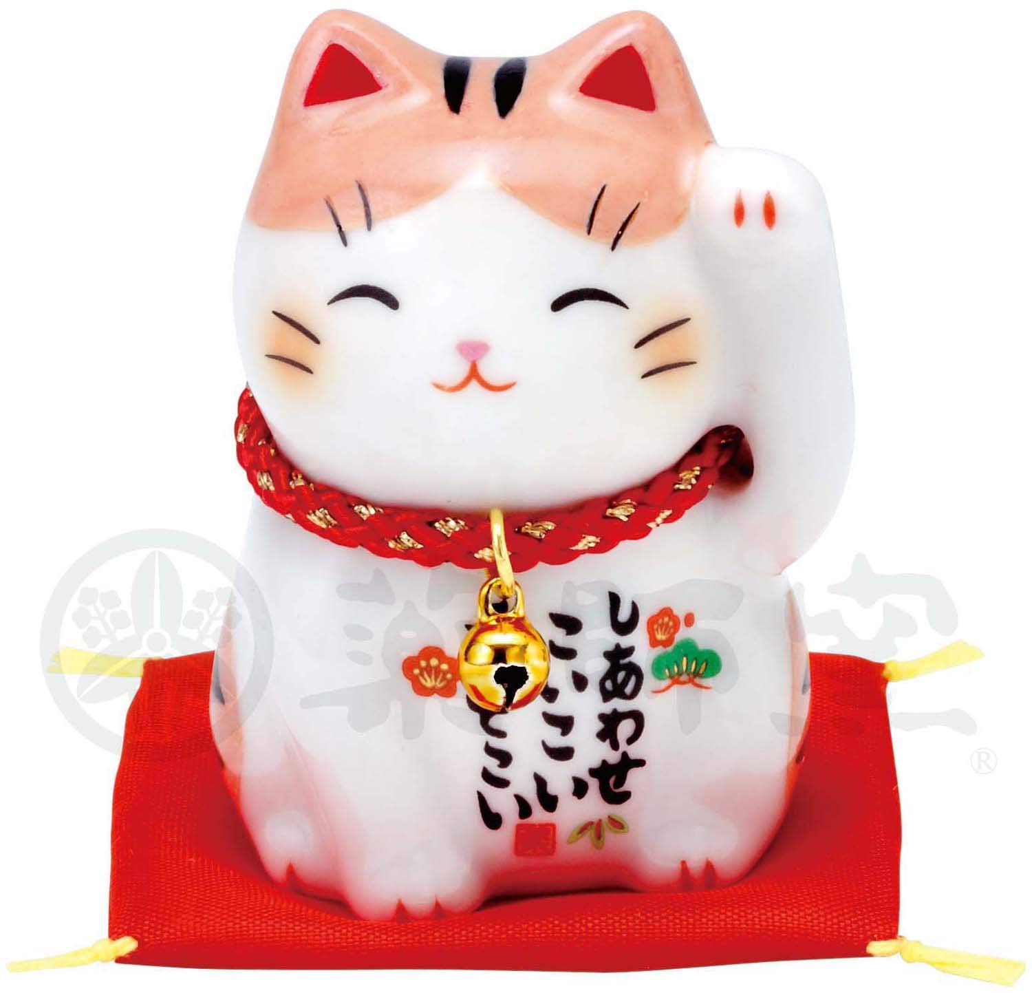Amazon.com: yakushigama Lucky Cat Model 7535 Orange Tabby : Toys