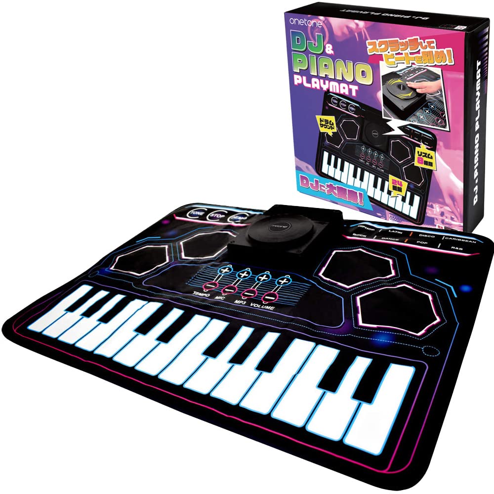 Amazon | ワントーン サウンドプレイマット DJ & Piano Playmat 24鍵盤