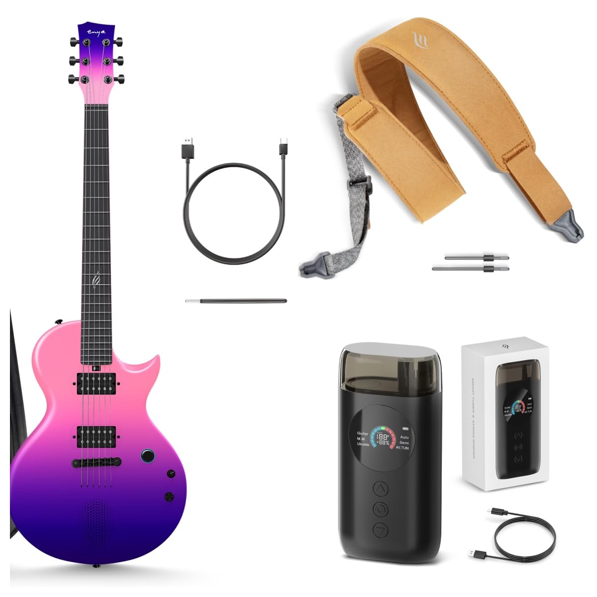 Amazon.com: Enya Electric Guitar Nova Go Sonic Smart Electric
