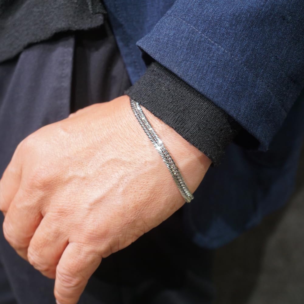 Amazon | [APRE] 純プラチナ 喜平 ブレスレット トリプル12面 20cm 20g