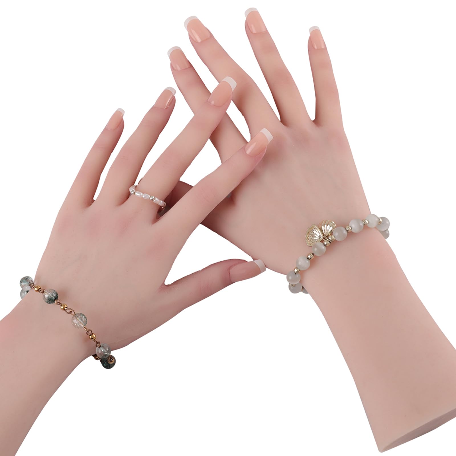 Amazon | MOTLEYBEAN 手 模型 ハンドモデル マネキン シリコン製手の