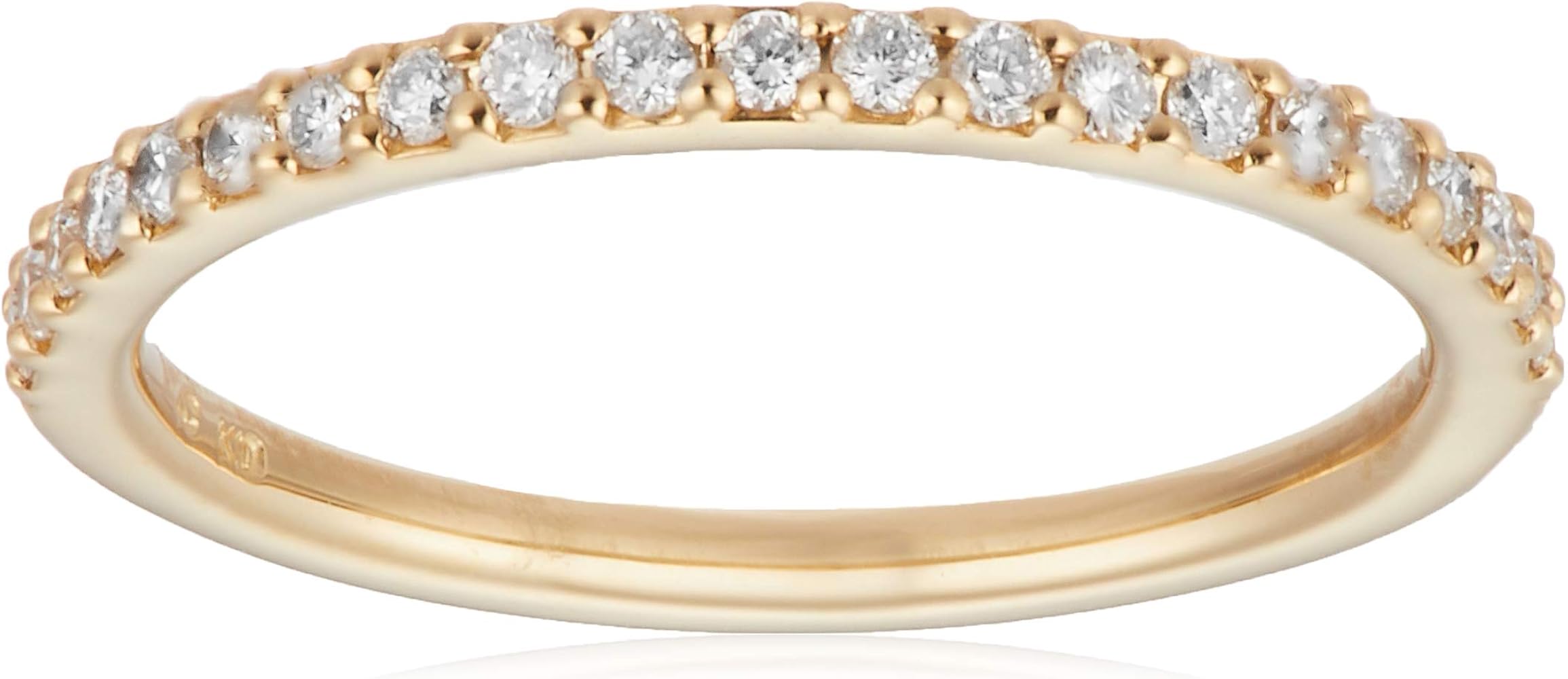 Amazon | 4℃ (ヨンドシィ) 【ピンキーリング】ダイヤモンドハーフ