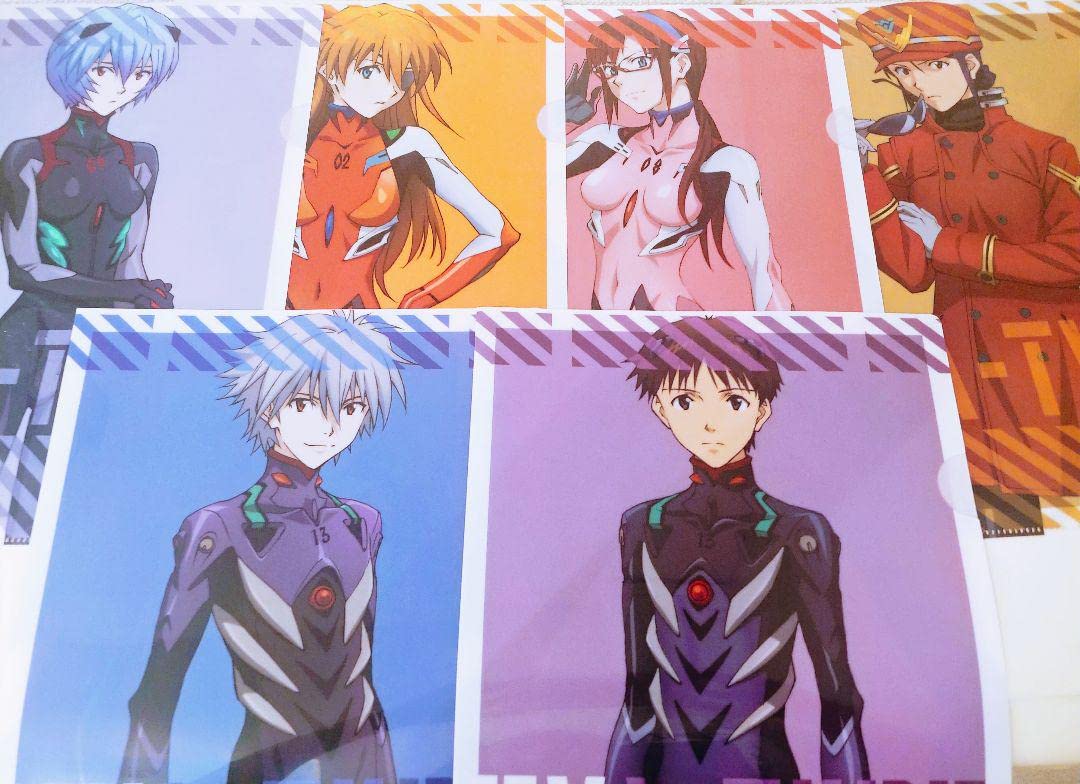 Amazon.co.jp: エヴァ クリアファイル カヲル シンジ アスカ レイ マリ