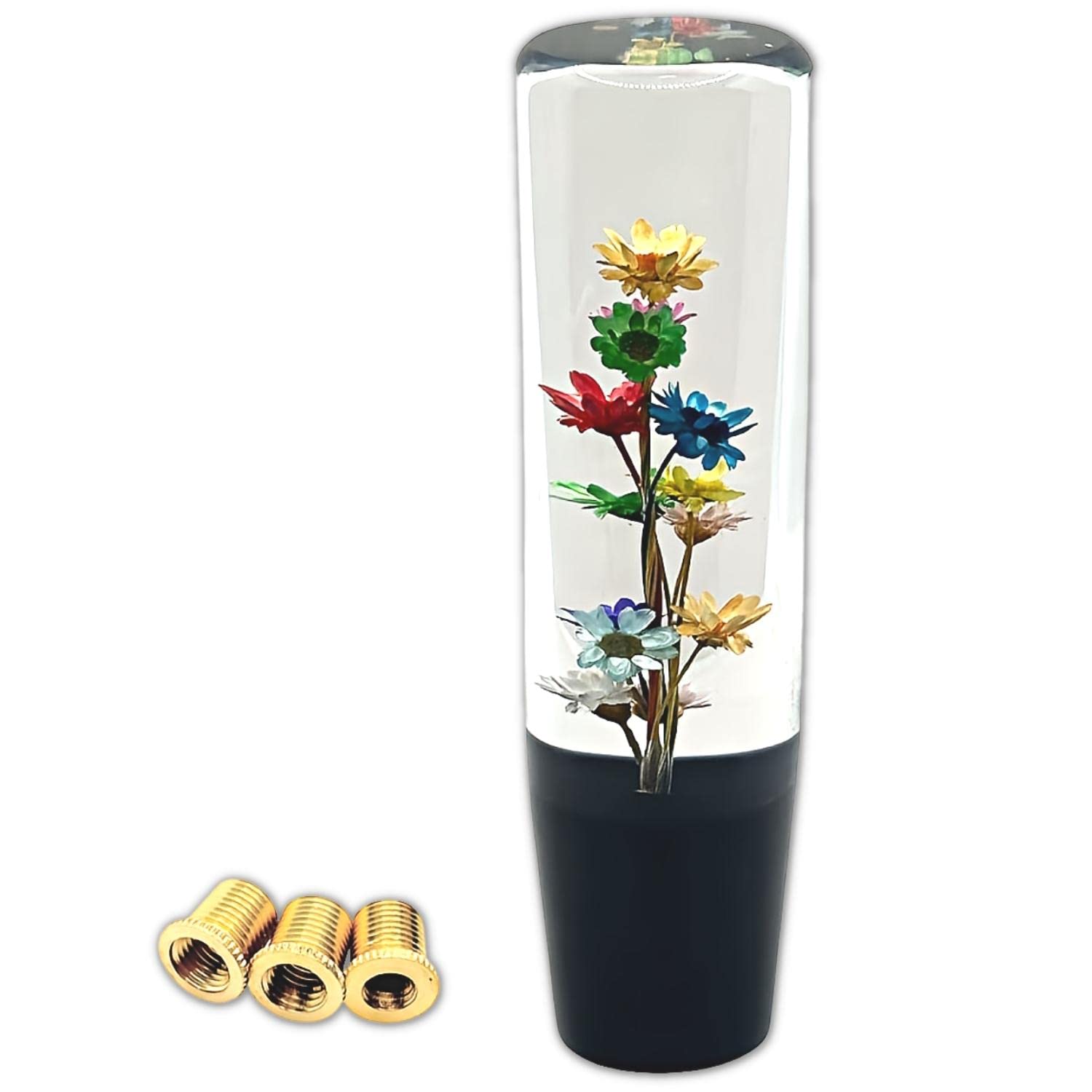 Amazon.co.jp: HTharros 水中花 クリスタル シフトノブ 汎用 旧車 昭和