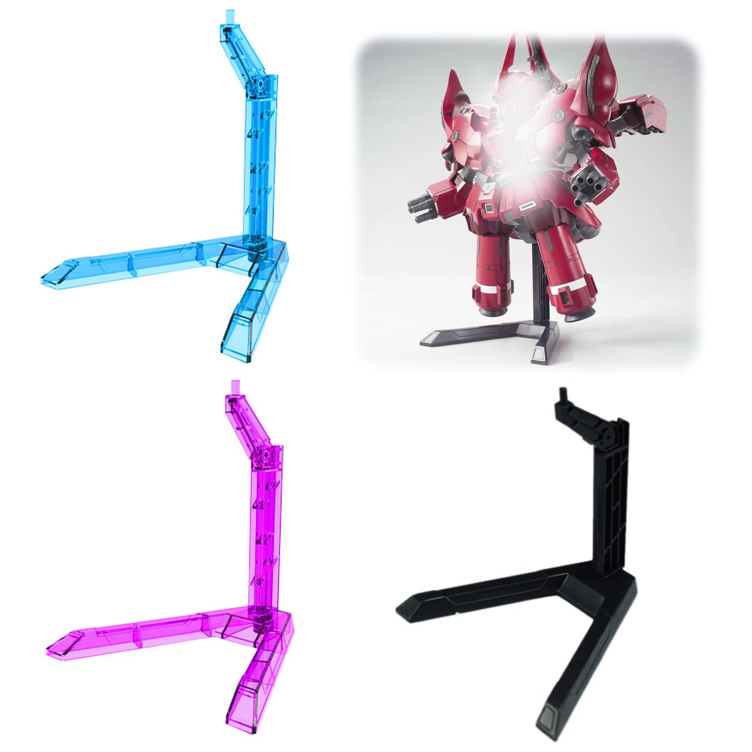 Amazon.co.jp: ディスプレイスタンド【3個入り】ガンプラスタンド