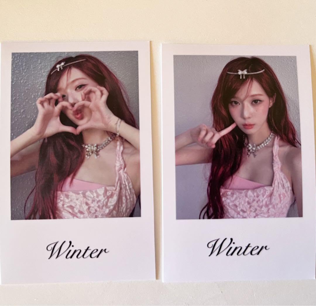 Amazon.co.jp: aespa ウィンター チェキ トレカ 二枚セット : おもちゃ