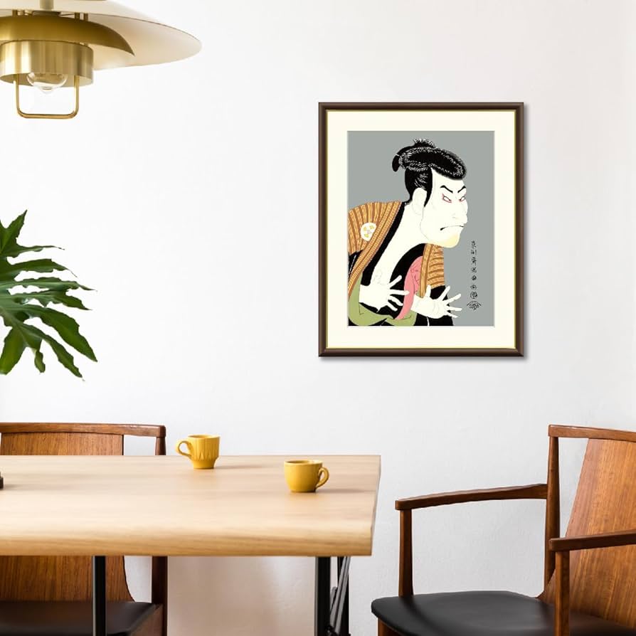 Amazon｜奴江戸兵衛 東洲斎写楽 49.5× 61㎝ F8 J5-G012 額入り アート