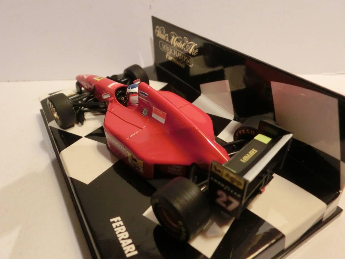 Amazon | PMA製 1/43 フェラーリ 412 T1 ＃27 ジャン・アレジ おまけ付