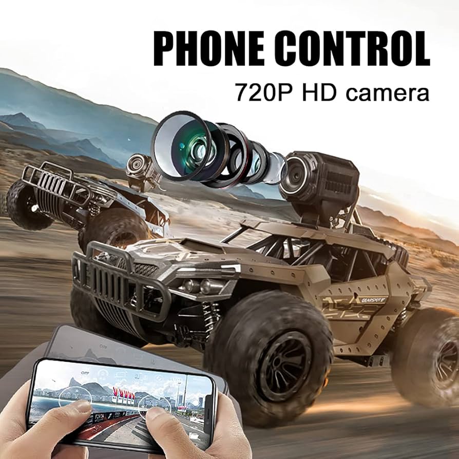 Amazon.co.jp: カメラ付き高速RCカー、720PHDカメラ付きラジコンカー
