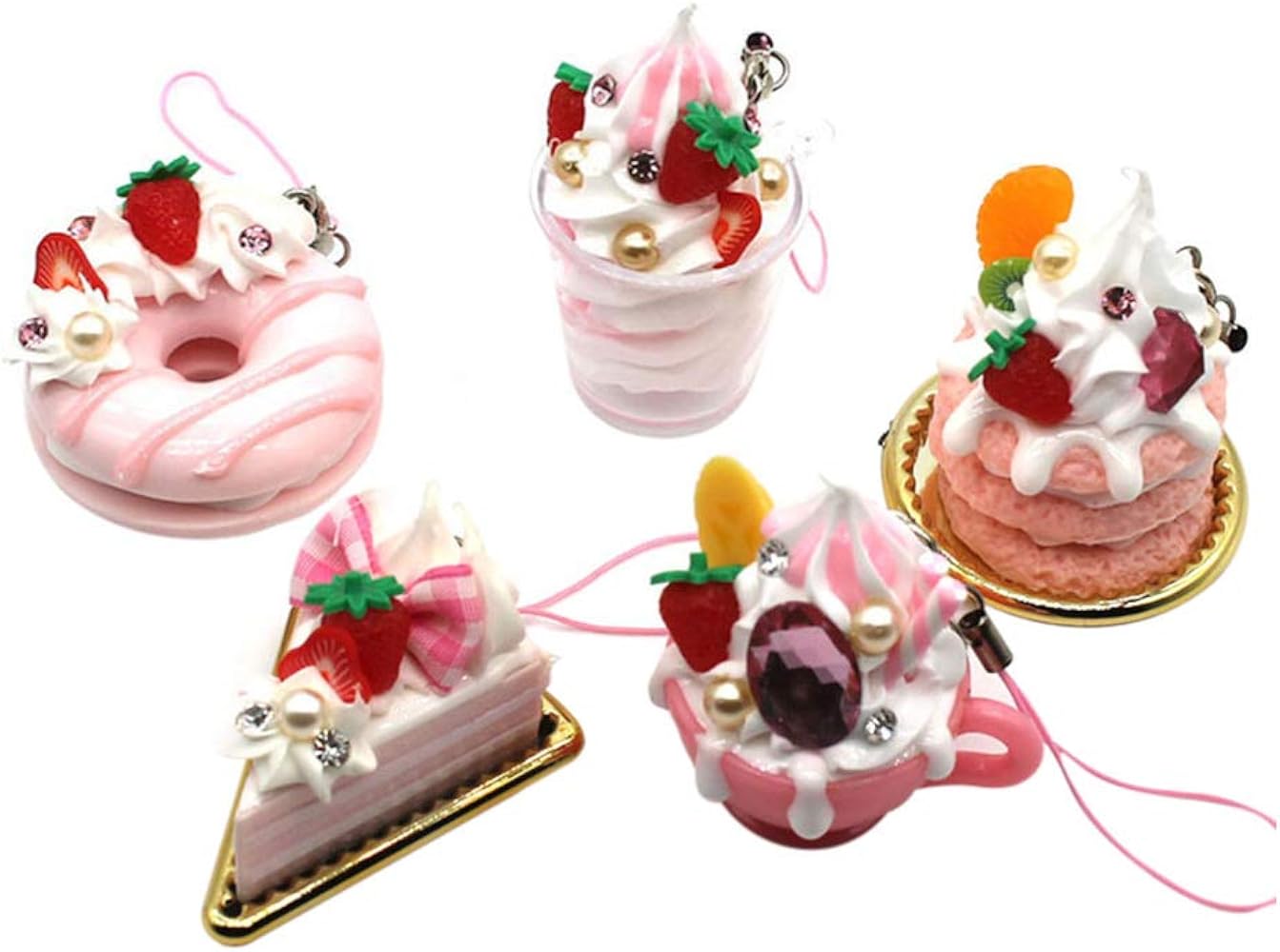 Amazon.co.jp: [NOLITOY] ミニチュアケーキ 食品サンプル 携帯