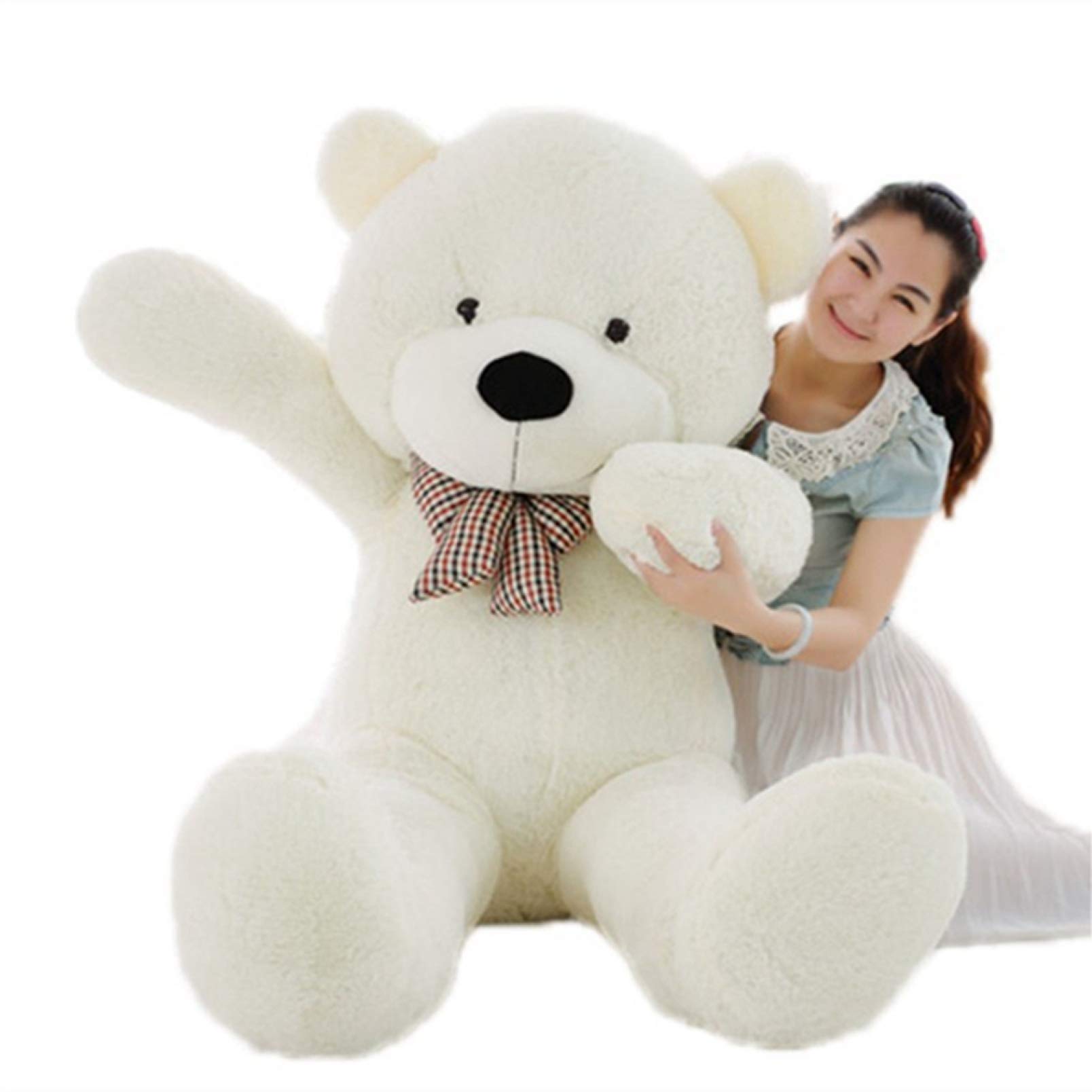 Amazon.co.jp: [XLOYP] ぬいぐるみ 特大 白い 120cm くま/テディベア