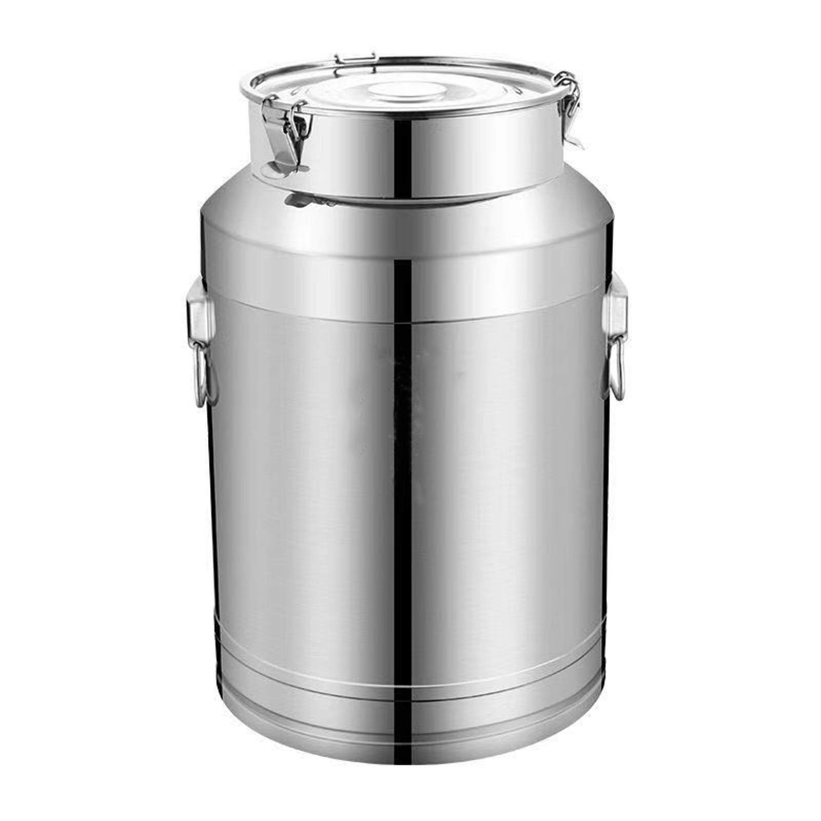 Amazon｜16容量 ファームミルク缶 201ステンレススチール ワインペール