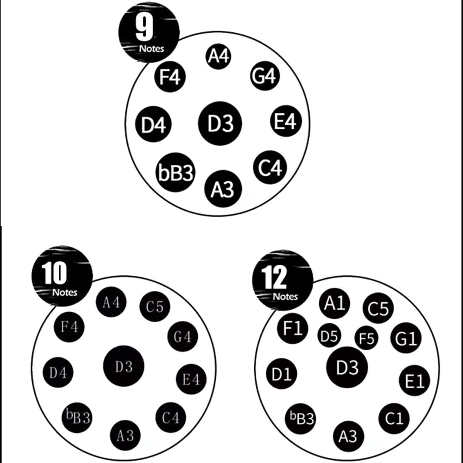 Amazon.com: Handpan Drum Steel Hand Pan, 9/10/12 Notes Hand Drum