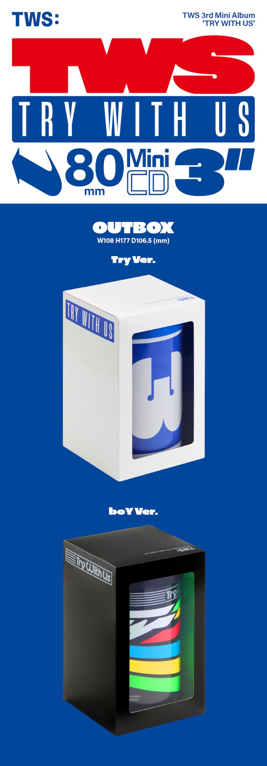 Amazon.co.jp: TWS TRY WITH US 3rd Mini Album with Tracking Sealed