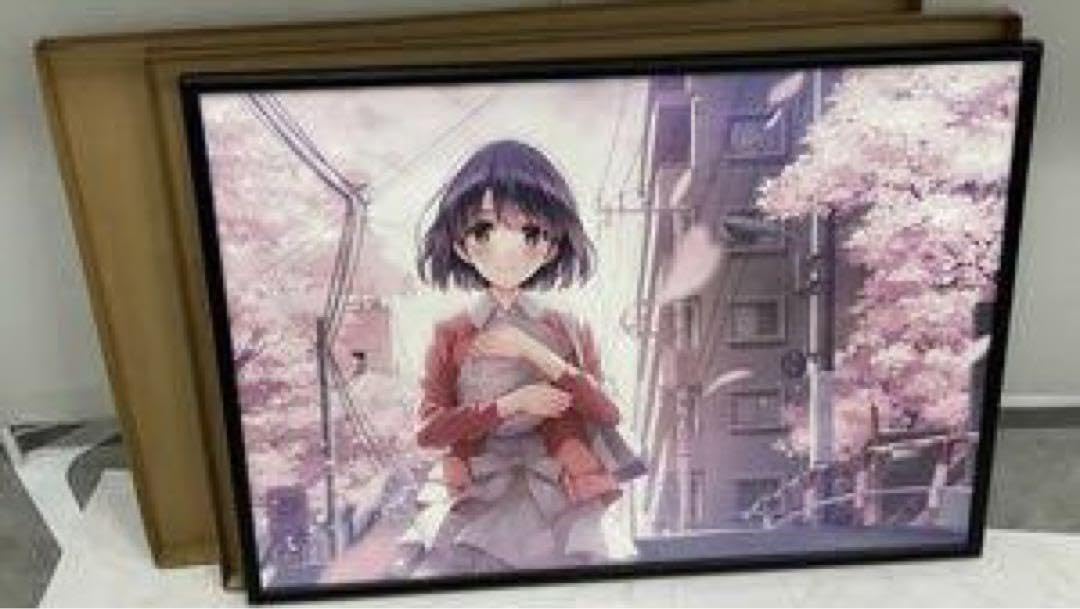 冴えない彼女の育てかた B1プリモアート 直筆サイン入り 複製原画 Amazon.