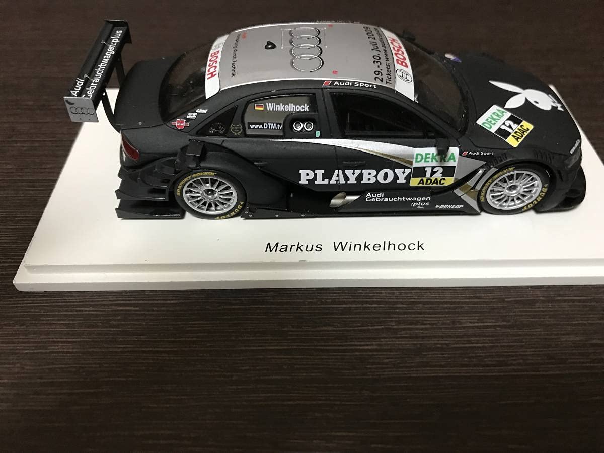 Amazon | 1/43 Spark 【PLAYBOY】 AUDI A4 DTM 2008#12 M.ヴィンケル