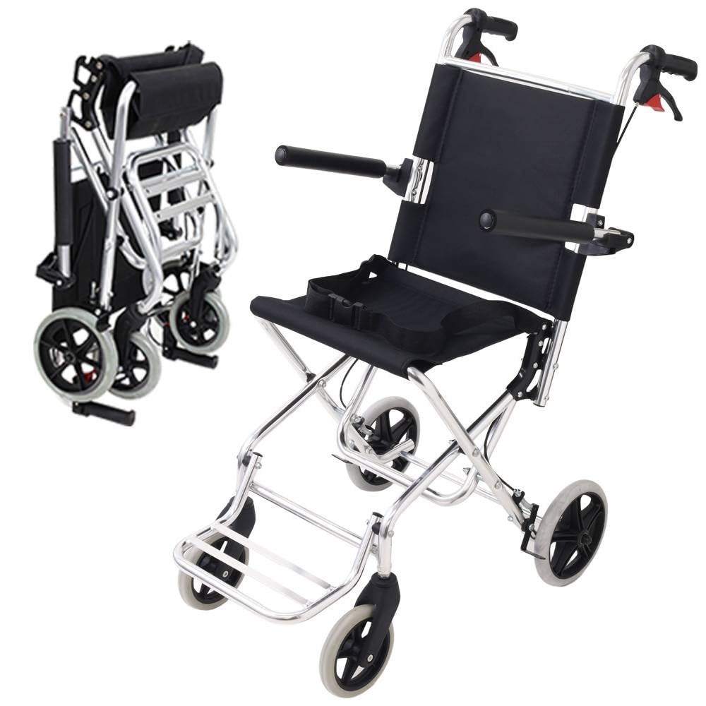 Amazon | iimono117 軽量 折りたたみ車椅子 コンパクト 介助用 車いす