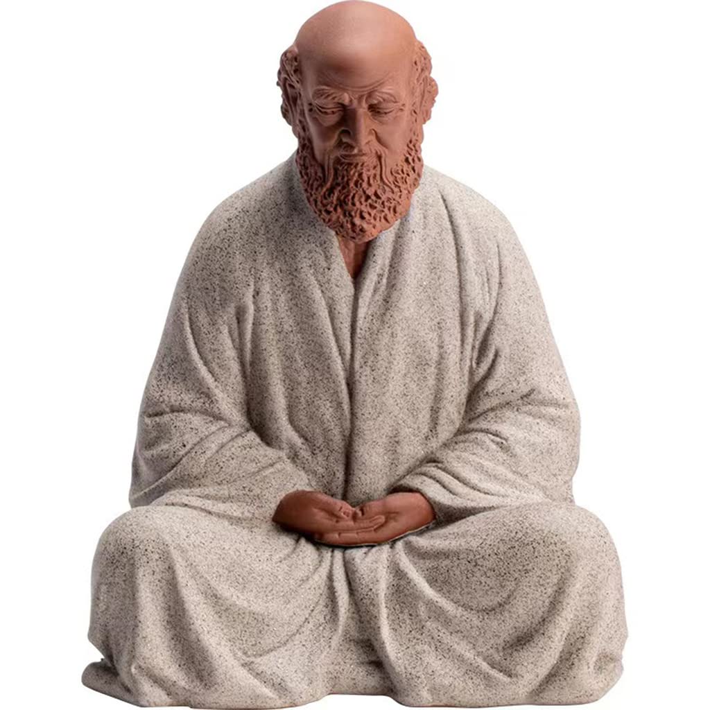 Amazon｜達磨大師坐像 達磨像 達磨祖師像 仏像 神像 仏教美術品 中国