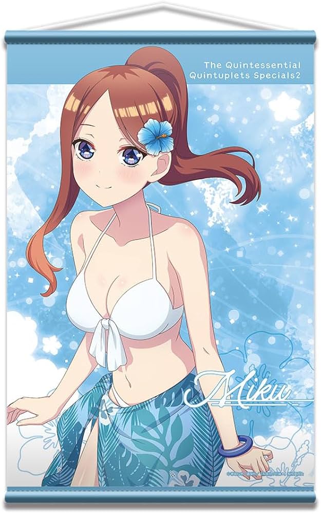 Amazon.co.jp: 五等分の花嫁* B2タペストリー 水着ver. 中野三玖 TPAN