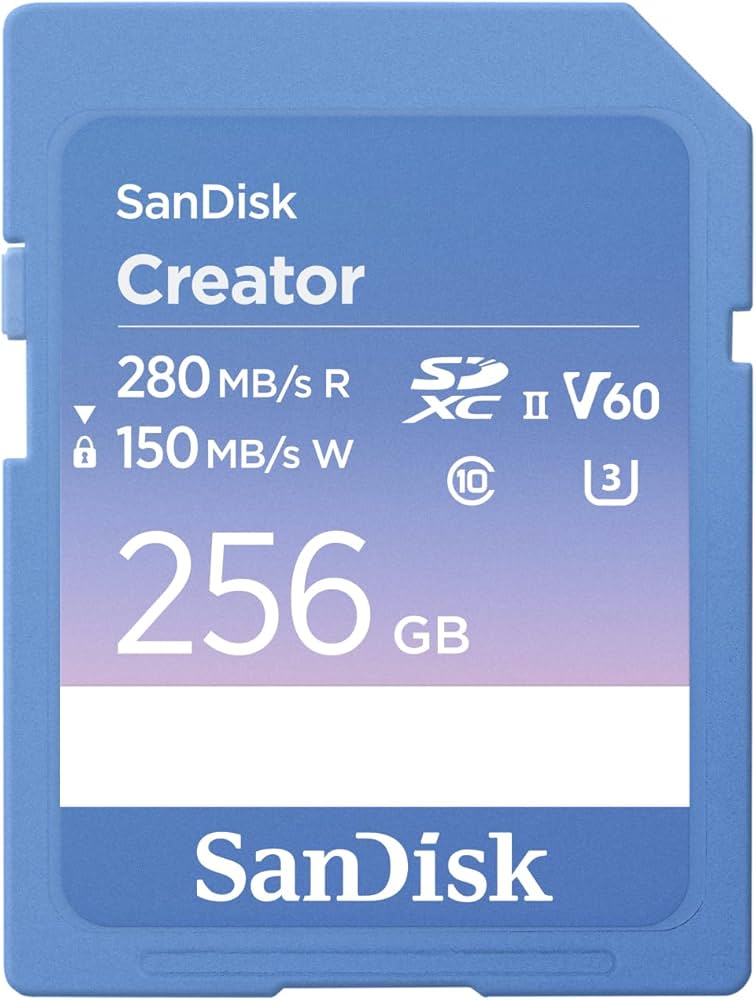 Amazon | SanDisk 256GB Creator SD UHS-IIカード 最大280MB/秒の