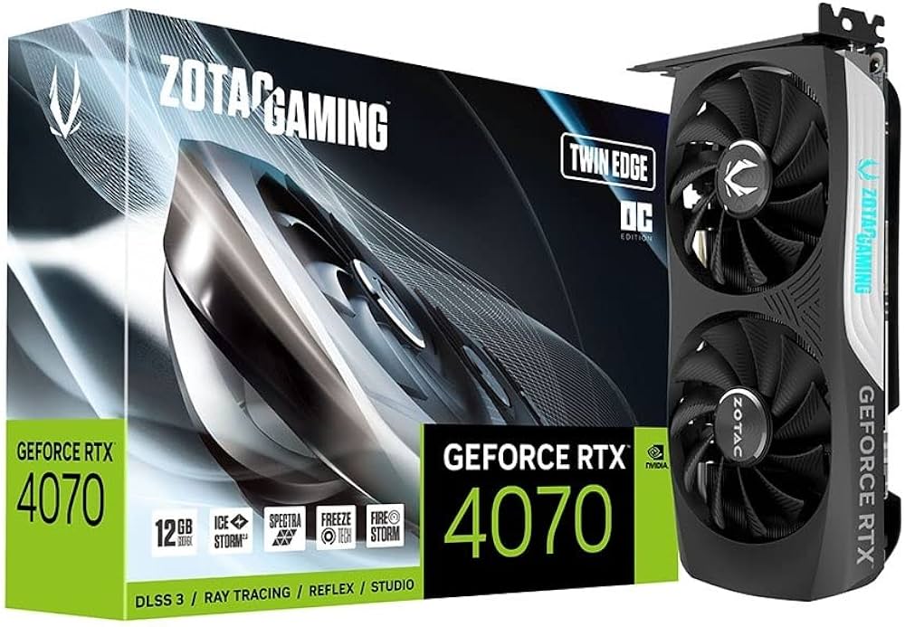 Amazon | ZOTAC GAMING GEFORCE RTX 4070 Twin Edge OC グラフィックス
