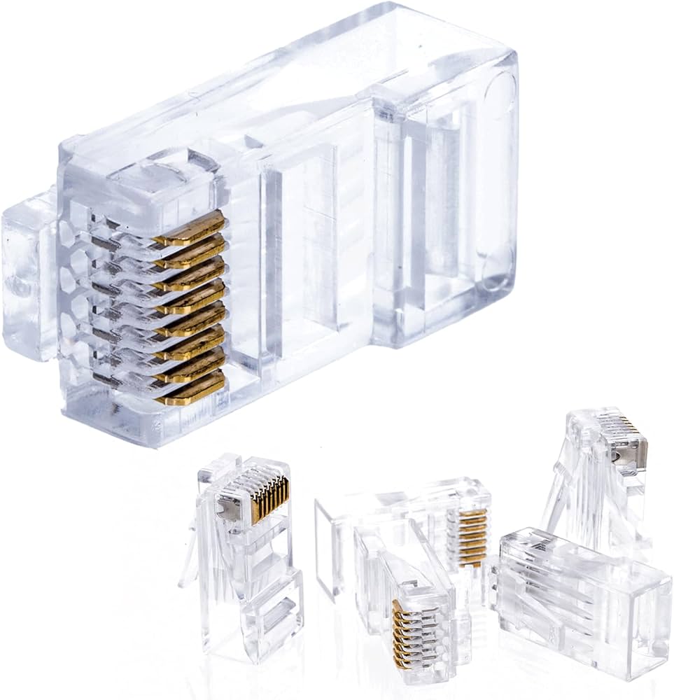 Amazon.com: Cat5e RJ45 Modular Plugs, 8P8C UTP Ethernet Crimp