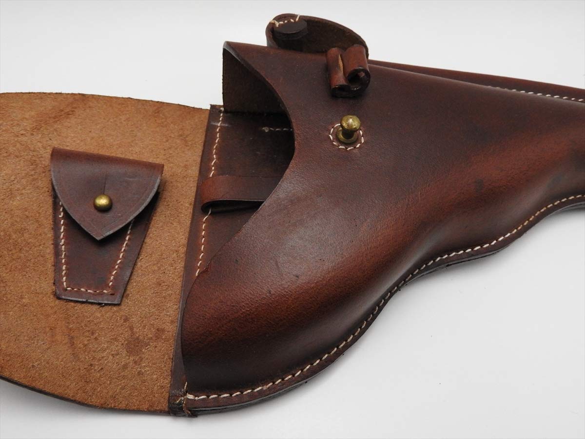 Amazon | ドイツ軍 ルガー P08 P06 マリーネ 海軍 6inch 6インチ 本革