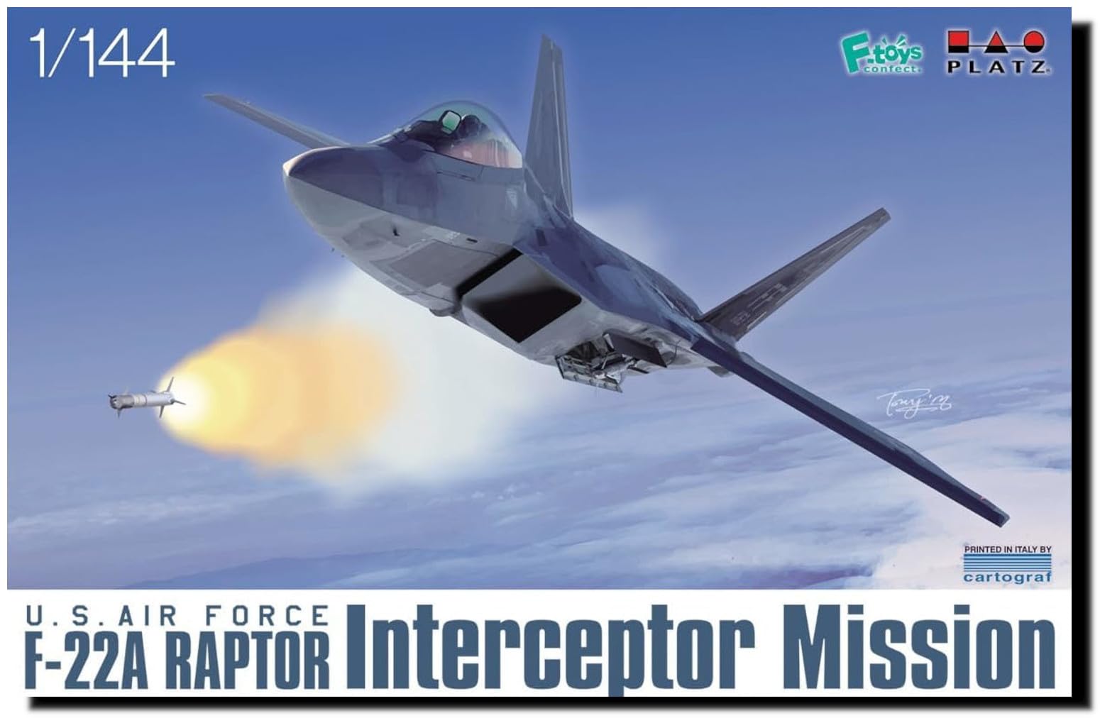 Amazon | プラッツ 1/144 アメリカ空軍 F-22ラプター インターセプタ