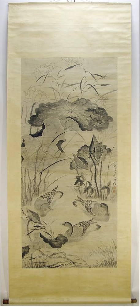 Amazon.co.jp: 中国美術☆白陽山人【陳淳 Chen Chun】ちんじゅん☆「鴨