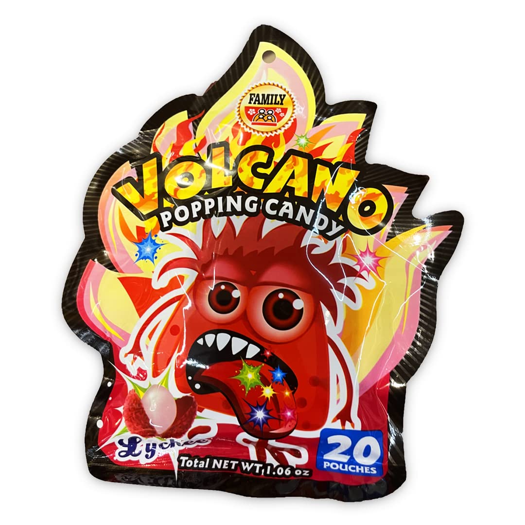 Amazon.com: Volcano Popping Candy Lychee (1.06oz). Lychee flavor