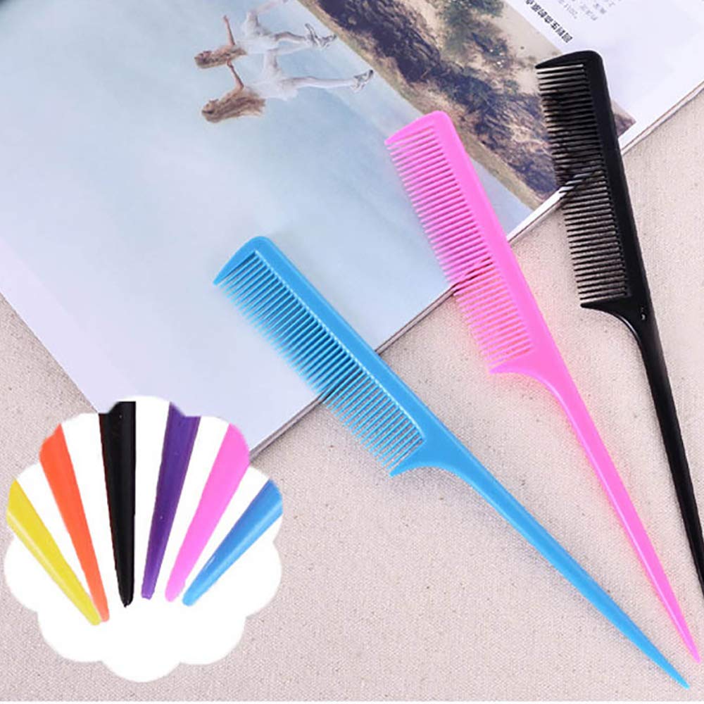 Amazon | 100本 コームプラスチックハンドルからかうコームプロの