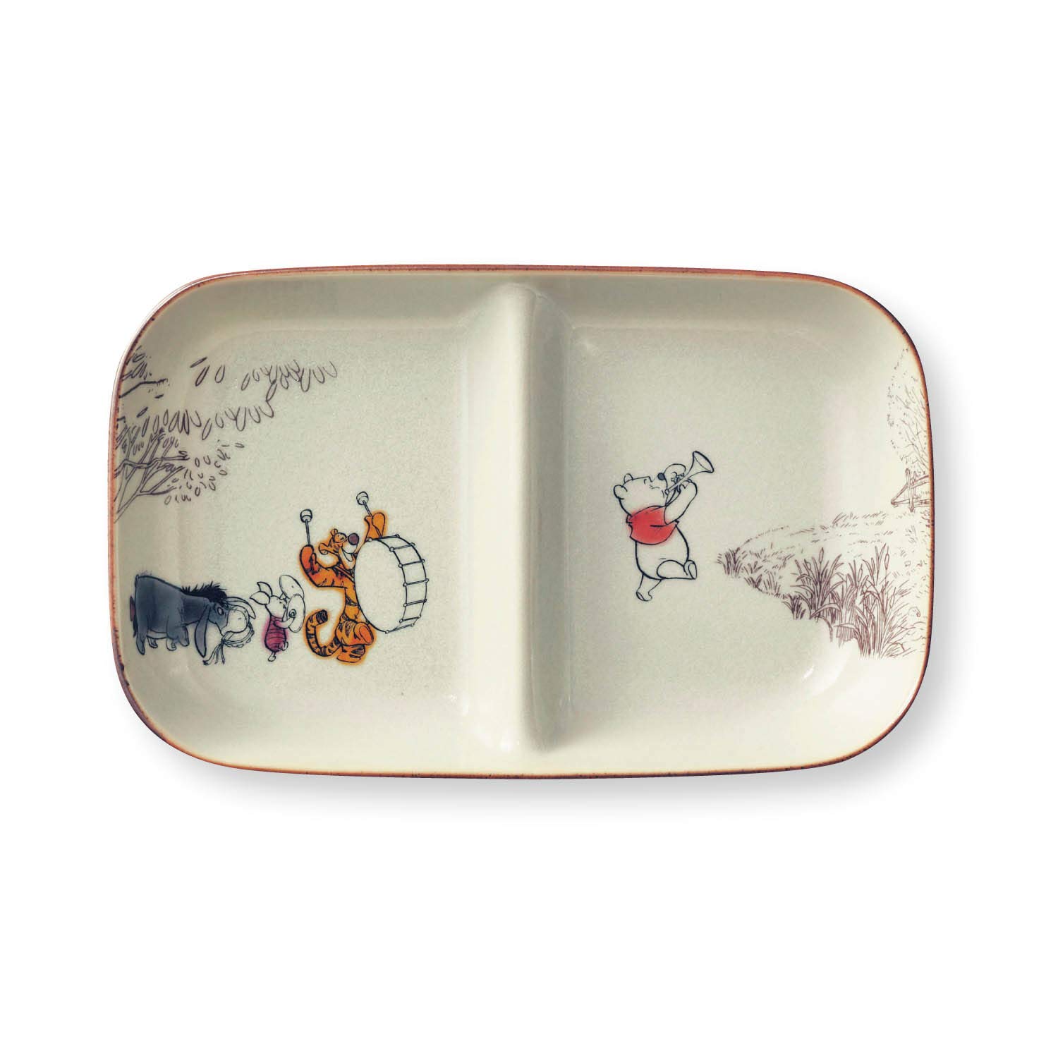 Amazon｜[ベルメゾン] ディズニー くいしんぼう 仕切り皿 くまのプー