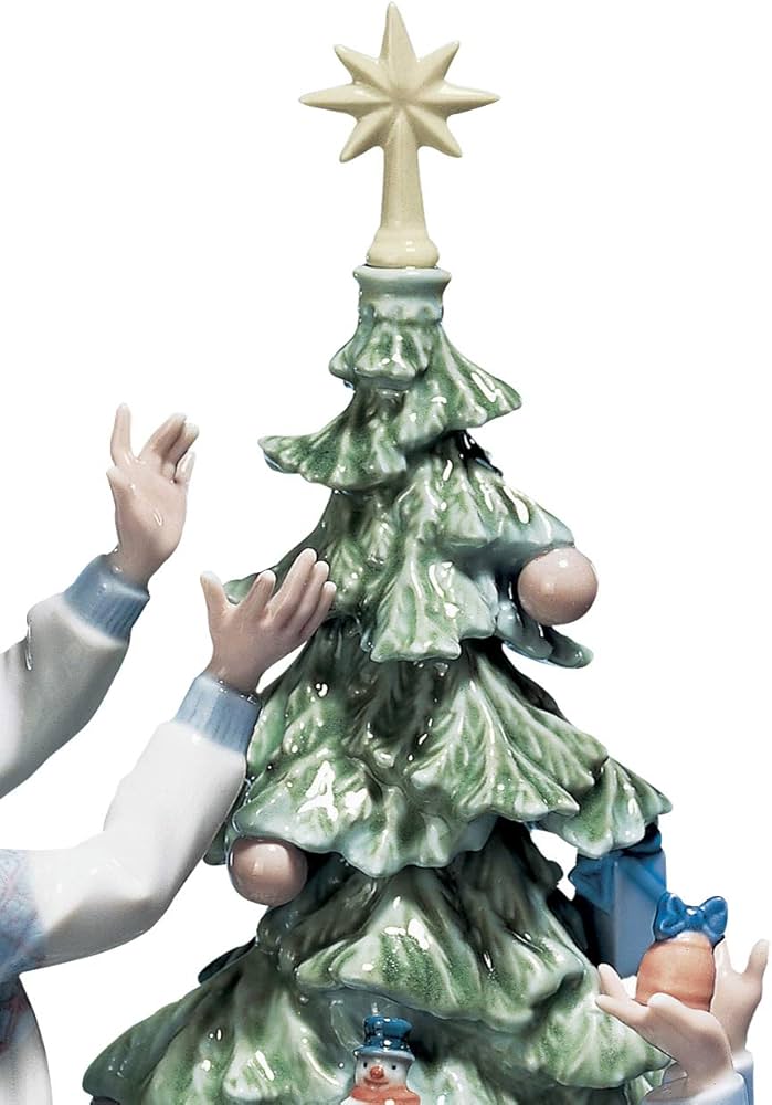Amazon.co.jp: リヤドロ LLADRÓ ツリーを飾ろう 01005897 (約)高さ32