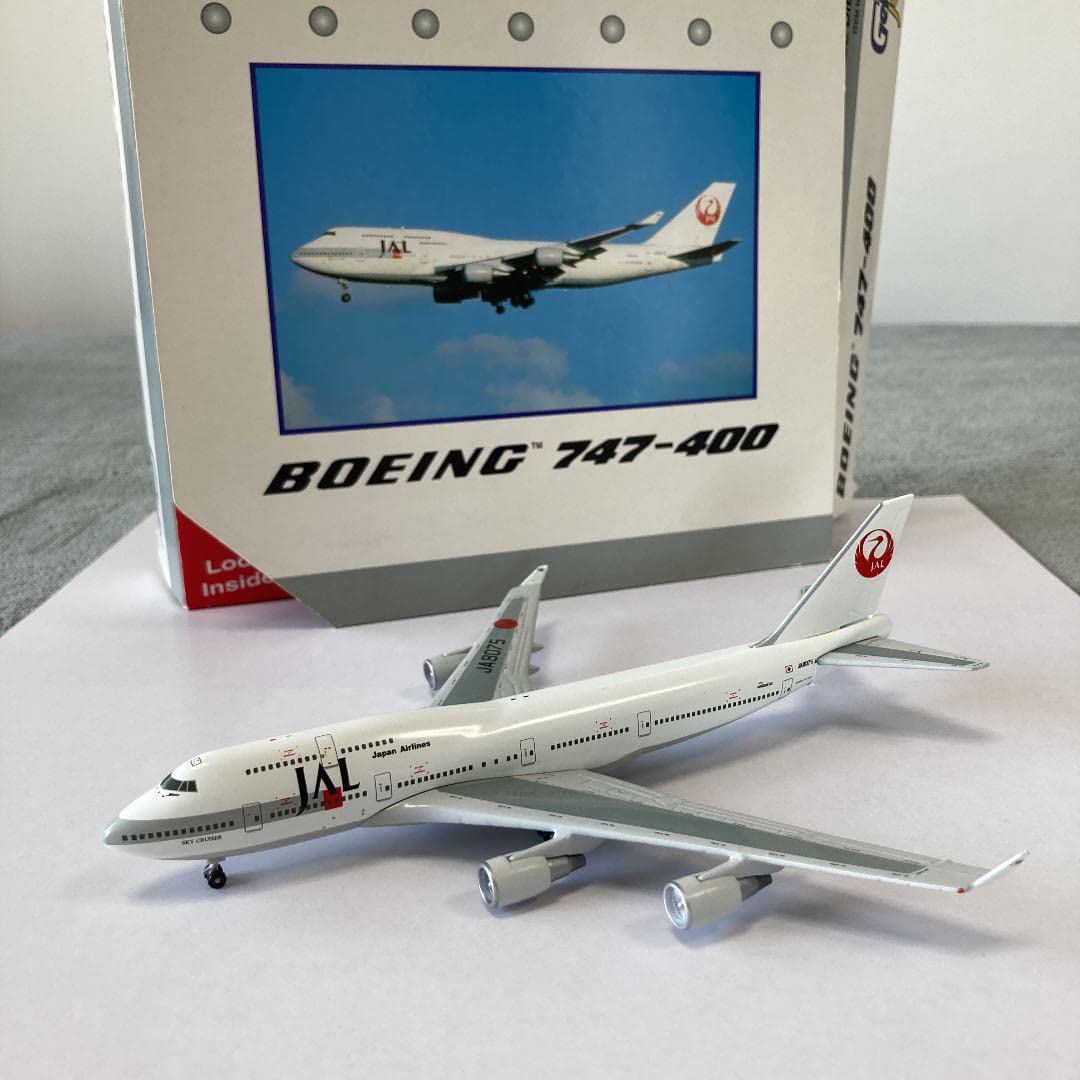 Amazon.co.jp: モデルプレーン ダイキャスト JAL 日本航空 B747-400 1