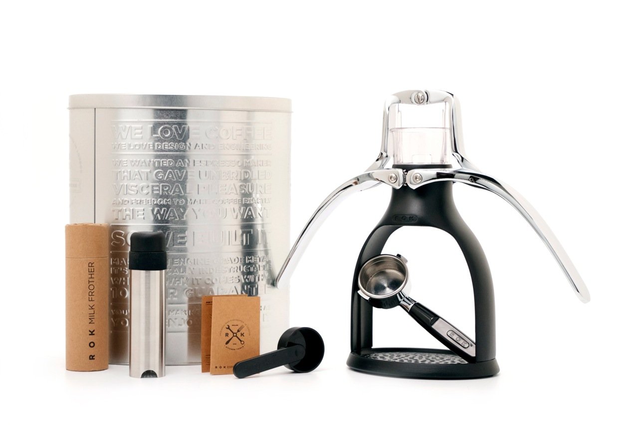 Amazon | ROK Presso 手動エスプレッソメーカーセット - ポータブル